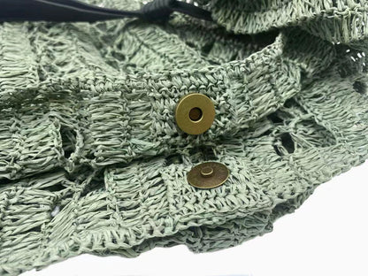 Bohemian Woven Straw Bag Set