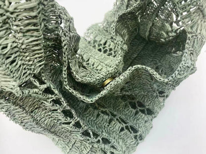 Bohemian Woven Straw Bag Set