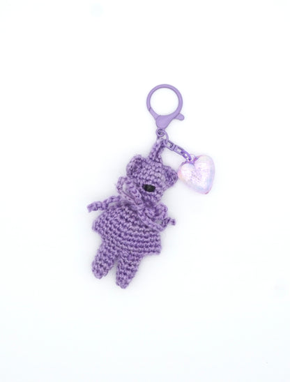 Lavender Love Bear Charm