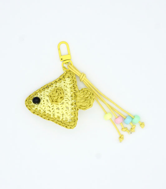 Pastel Reef Angelfish Bag Charm Bag Charm Keychain