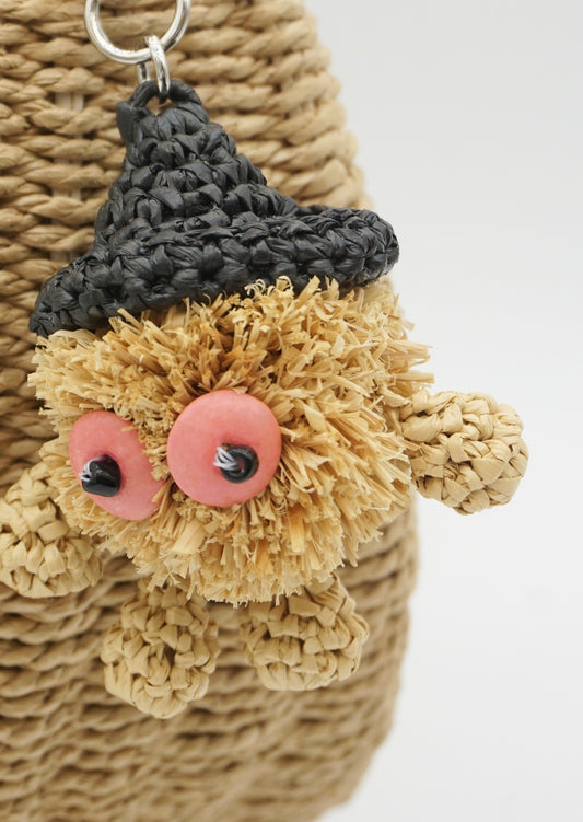 Cute Big-Eye Mini Monster Knitted Pendant