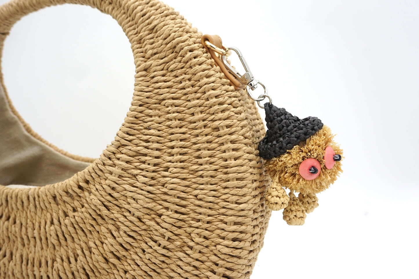 Cute Big-Eye Mini Monster Knitted Pendant