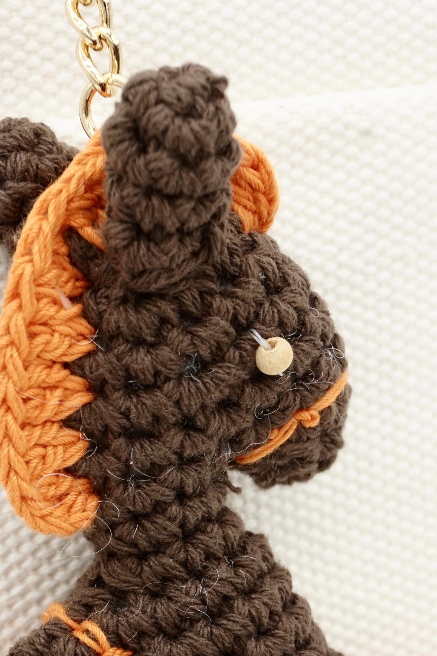 Raffia Rocking Horse Keychain – Natural Paper Cord Tassel Bag Charm – Personalized Whimsical Accessory