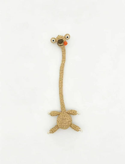Hand Crochet Long Neck Dinosaur Car Hanging Ornament